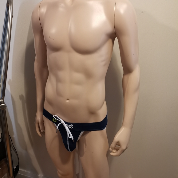 Andrew Christian Show-It Football Brief Black S - Picture 3 of 7